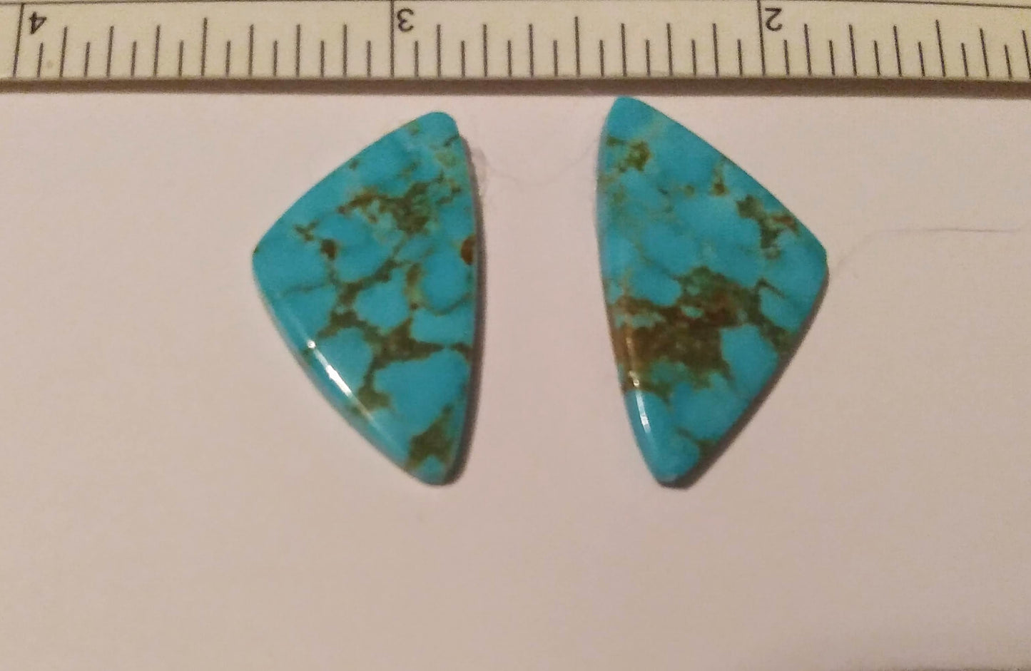 Cabochon, Turquoise pair