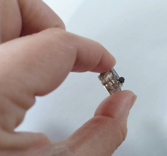 Crystal, Topaz with Bixbyite