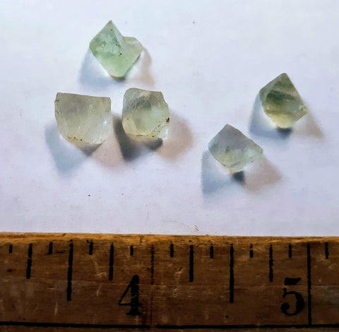 Fluorite octahedron small