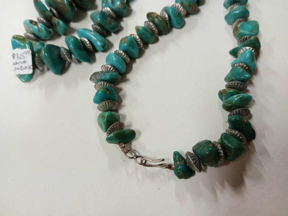 Necklace native turquoise