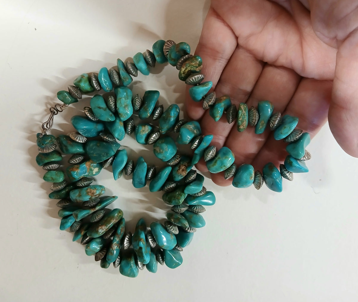 Necklace native turquoise
