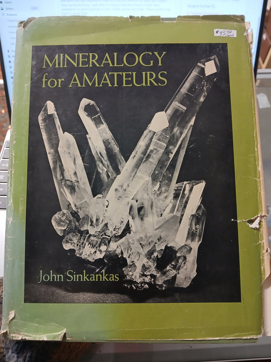 Book, Mineralogy for Amateurs by John Sinkankas