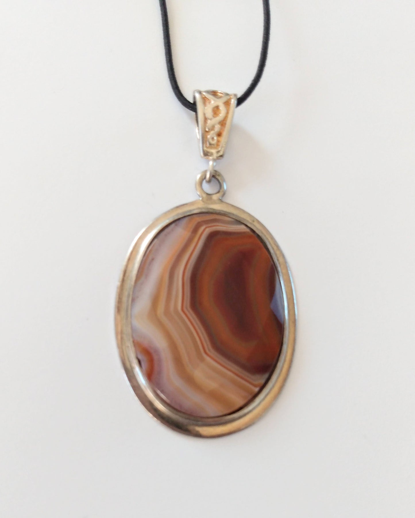 Pendant, laguana agate