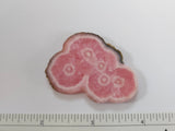 Rhodochrosite, Polished stalactite slice