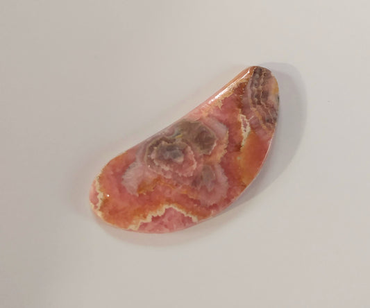 Rhodochrosite, Polished Freeform Cabochon