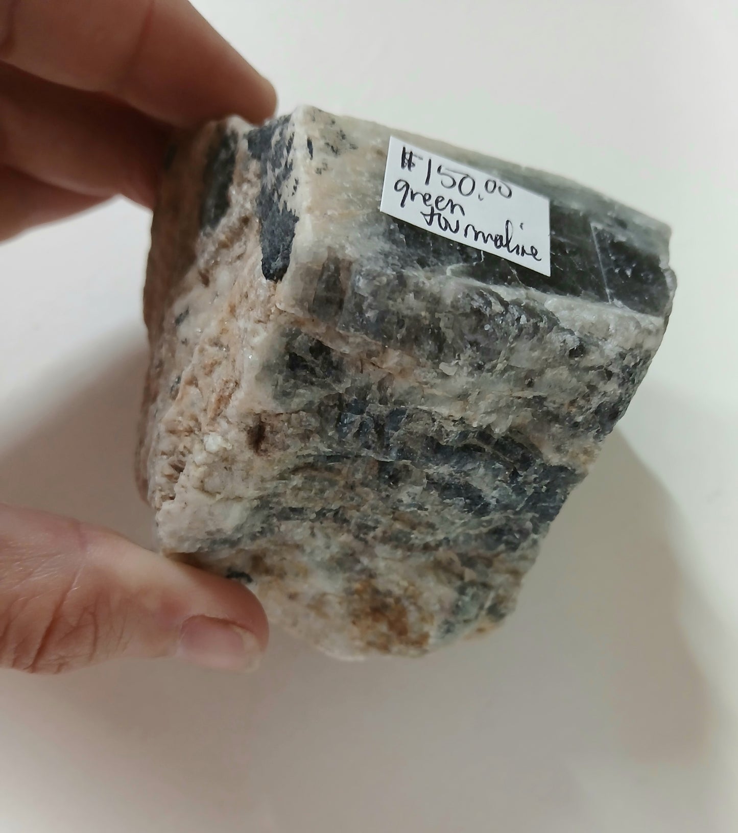 Crystal, Green tourmaline