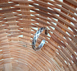Toe Ring, braided sterling