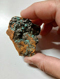 Specimen Aurichalcite on Limonite