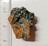 Specimen Aurichalcite on Limonite