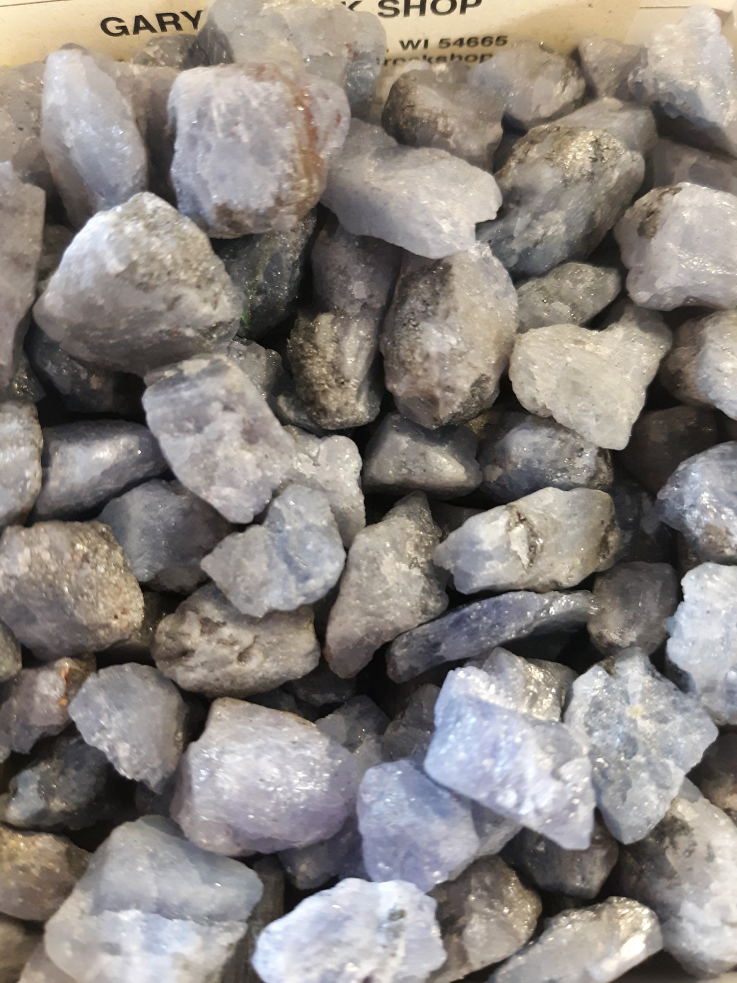 Tanzanite, raw unpolished