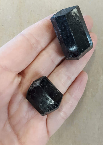 Black Tourmaline (Terminated Crystals)