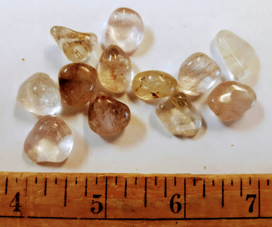 Tumblestones - Rutilated Quartz