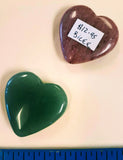 Heart carving - various stones