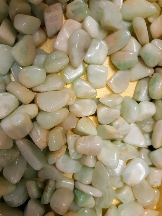 Tumblestones - Moonstone, Green