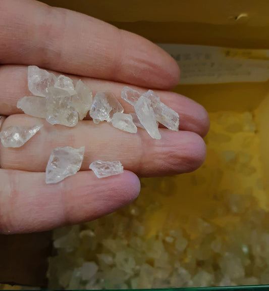 Hiddenite - Rough crystals