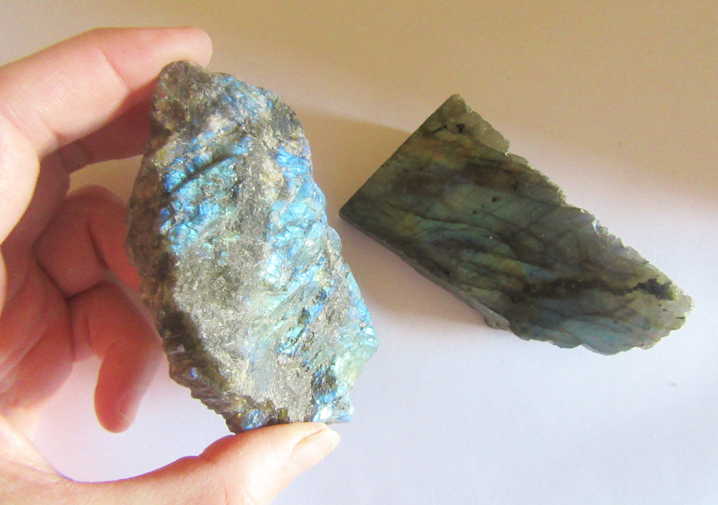 Labradorite slab 3 - 4 inch