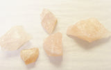 Rose Quartz rough rock, set of 3