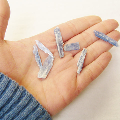 Kyanite Blades, blue,  extra small