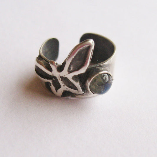 Ear Cuff - Butterfly in labradorite